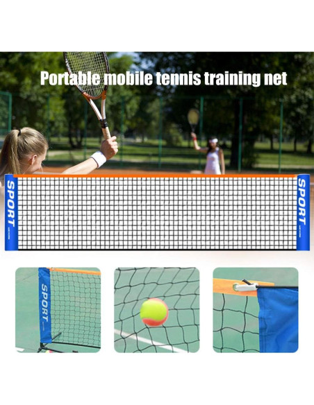 Red de bádminton portátil EKDJKK 3.05m para tenis y voleibol