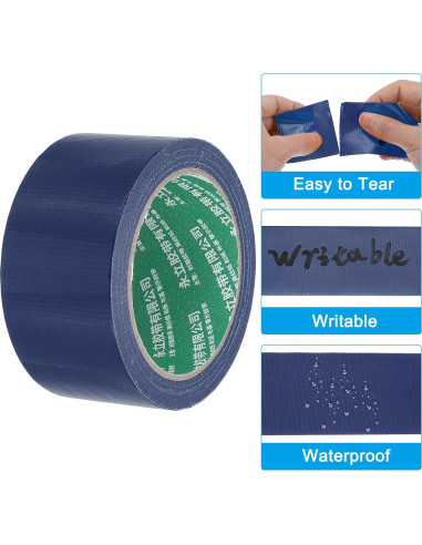 Cinta de Marcado para Cancha de Pickleball PATIKIL 5cm x 20m Azul Marino