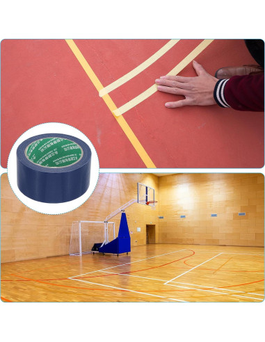 Cinta de Marcado para Cancha de Pickleball PATIKIL 5cm x 20m Azul Marino