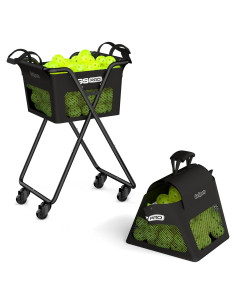 Carro de Pelotas GoSports para Pickleball y Tenis - 140 Pelotas