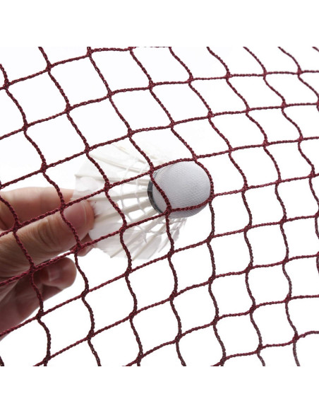 Red de bádminton portátil JSAHAH 6.1m x 0.76m nylon