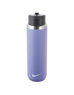 Botella de Acero Inoxidable Nike 700 ml con Tapa de Paja