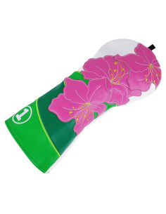 Cubierta de Driver de Golf 2thpart Azalea Rosa Verde