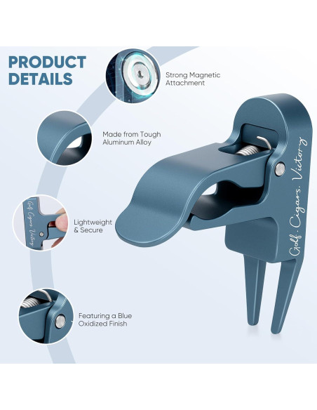 Clip Magnético para Golf Aliennana con Herramienta de Divot