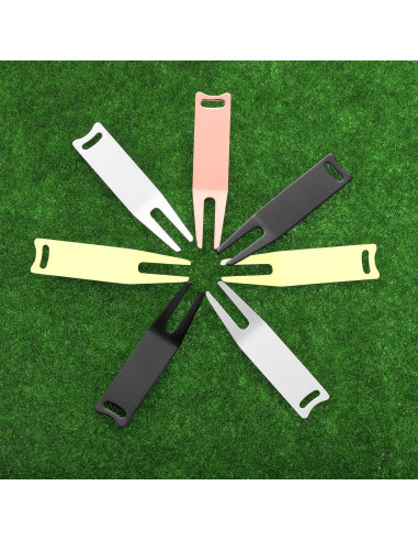 Herramienta de Reparación de Divots de Golf PATIKIL - Metal Negro