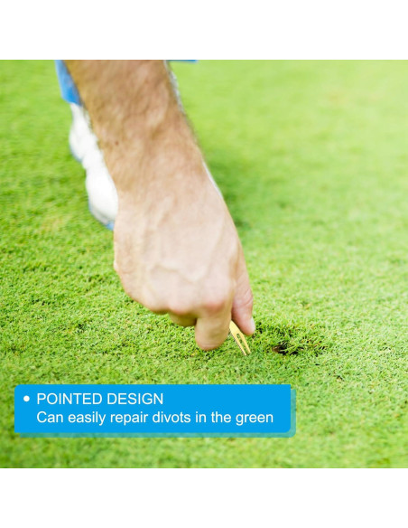 Herramienta de Reparación de Divots de Golf PATIKIL - Metal Negro