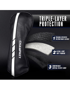 Fundas de Cabeza de Golf CHAMPKEY CK-G-GHCW-LITE-001 - 4 Piezas 2