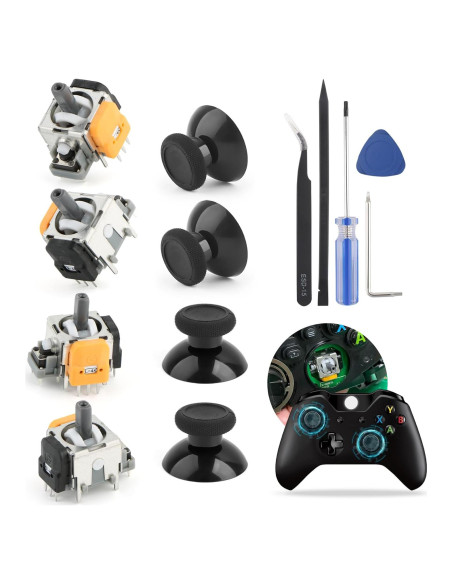 Paquete de 4 Joysticks Efecto Hall YWLRONG para Xbox One S/X