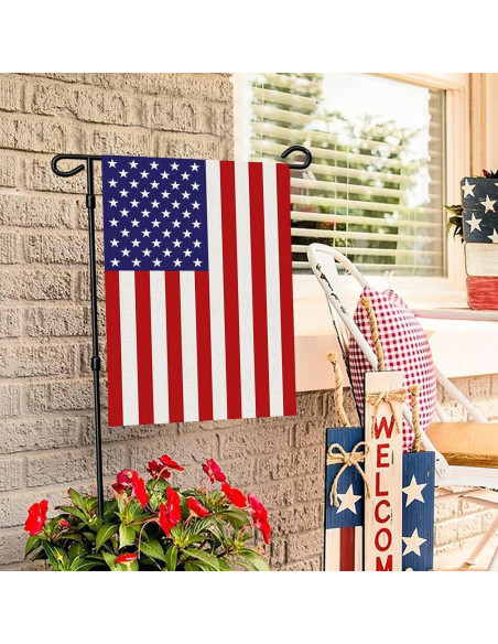 Banderas de Jardín Americanas Doble Cara URSKYTOUS 30x45 cm