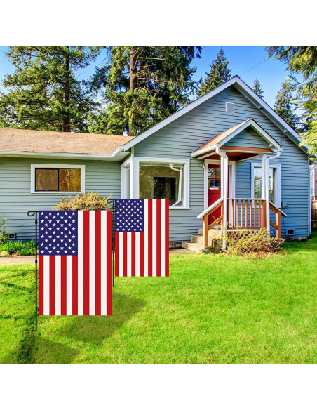 Banderas de Jardín Americanas Doble Cara URSKYTOUS 30x45 cm