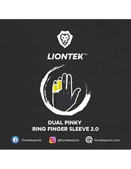 Manga Doble para Dedo LIONTEK Mediana - Soporte Dedo Meñique/Índice