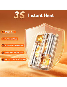 Calentadores de Manos Recargables DIGIX 6000mAh 2 Piezas 2