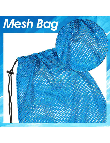 Bolsa de Malla 2 Pcs FNANJWQ 48x68 cm para Buceo y Natación