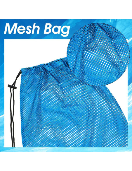 Bolsa de Malla 2 Pcs FNANJWQ 48x68 cm para Buceo y Natación