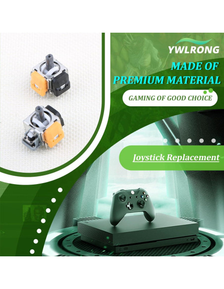 Paquete de 4 Joysticks Efecto Hall YWLRONG para Xbox One S/X