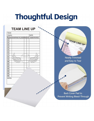30 Tarjetas de Alineación de Béisbol Archerest 11.5x20 cm