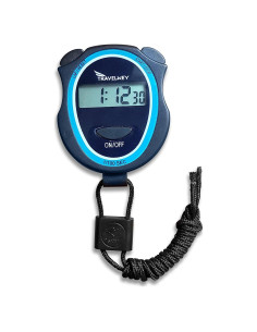 Cronómetro Digital Travelwey Negro, Pantalla Grande, Pilas AAA