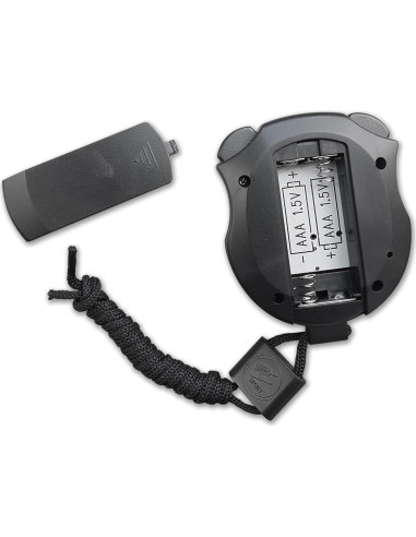 Cronómetro Digital Travelwey Negro, Pantalla Grande, Pilas AAA