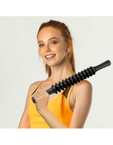 Bastón de Rodillo Muscular Kora 42cm para Masaje Profundo