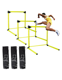 Vallas de Entrenamiento Ajustables Pindaprda - 3 Unidades Verde