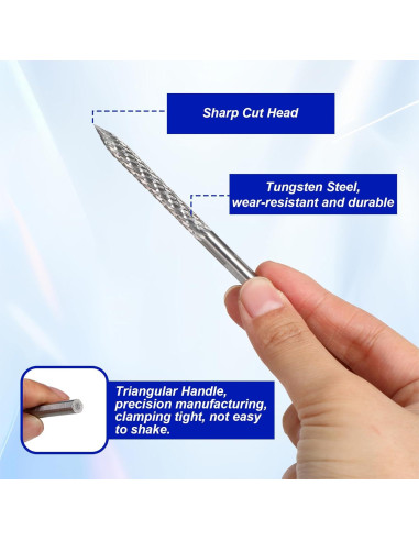 Juego de Brocas para Reparación de Neumáticos SynHHergyx 3 Piezas