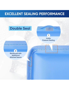 Paquete de Hielo Reutilizable APEXUP Pequeño Azul 1PK 2