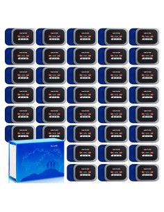 Kit de Parches para Neumáticos Tallew 60 Pcs 6.5x8 cm
