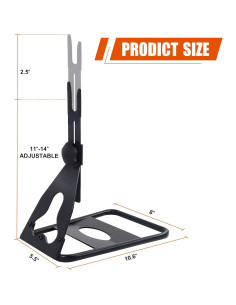 Soporte de Bicicleta WEEROCK Ajustable Montaje en Eje 20-29" 2