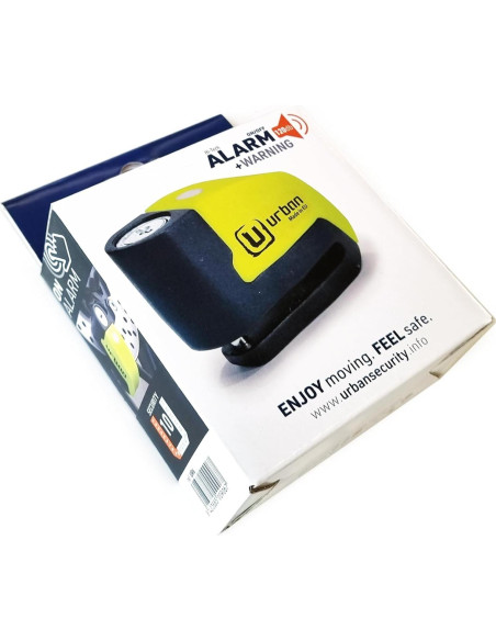 Cerradura de Disco URBAN UR6 con Alarma 120db Impermeable