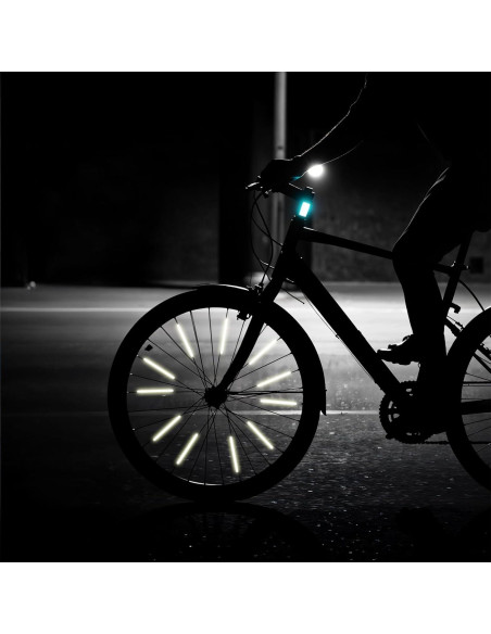 36 Cubiertas Reflectantes para Radios de Bicicleta InnoHHustle