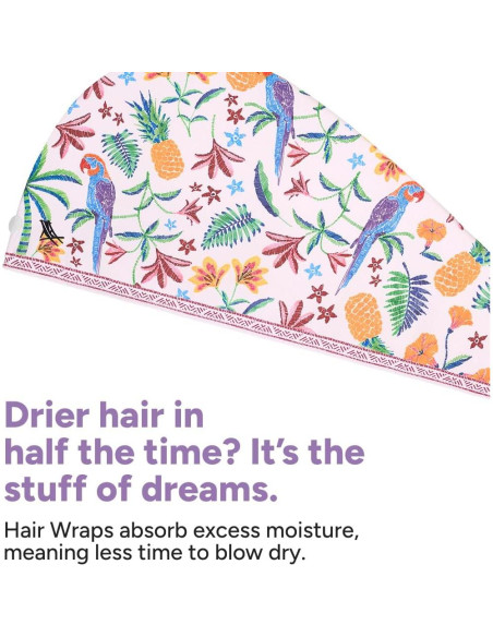 Toalla para el Cabello Dock & Bay - Súper Absorbente - Paraíso Rosa
