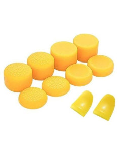 Reemplazo Botones L2 R2 + Tapa Silicona PS4 Amarillo