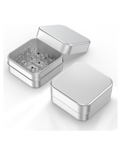 Estuche de Aluminio Ainiya para Invisalign - 2 Unidades, Portátil