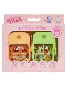 Desinfectante de Manos Spray Wish 2-Pack 35ML Aromas Variados