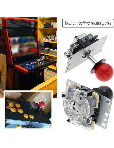 Joystick de Arcade Crear Idea 5 Pin 8 Vías Control Preciso