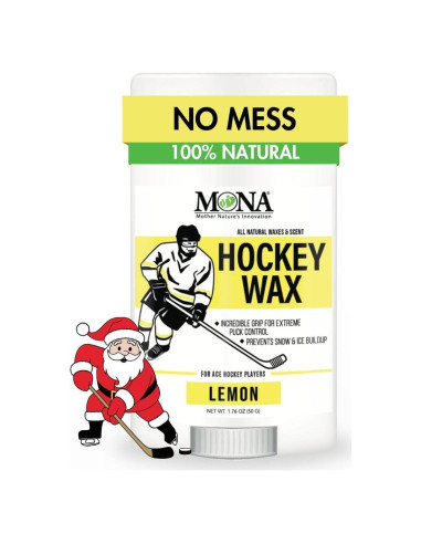 Cera de Hockey Natural MONA Brands 1-Pack Limón | Protección Premium