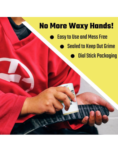 Cera de Hockey Natural MONA Brands 1-Pack Limón | Protección Premium