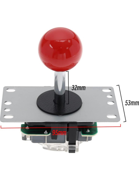 Joystick de Arcade Crear Idea 5 Pin 8 Vías Control Preciso