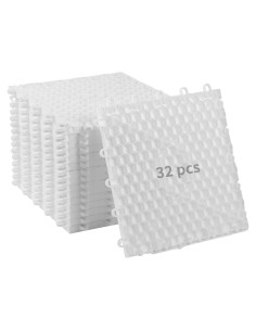 32 Losas de Hockey Sintético Tideme 24.9x24.9 cm para Entrenamiento