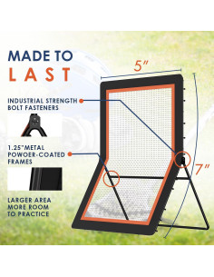 Rebounder Lacrosse MR INXHLBN-75 2.13m x 1.52m Plegable 2