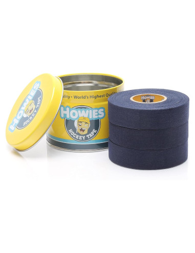 Cinta de Hockey Howies Paquete de 3 Rollos 1" Marino