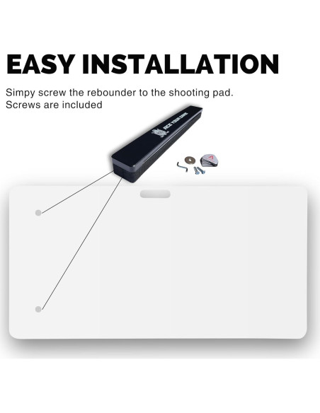 Pad de Tiro 76x152 cm ACE HOCKEY con Rebotador Rápido