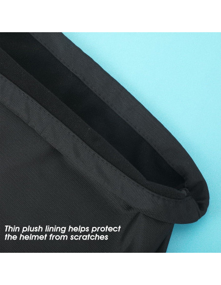 Bolsa para Casco Bremorou Negra 43x45 cm Ligera con Cierre