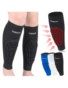 Espinilleras HOBRAVE X-Large con Almohadilla para Fútbol