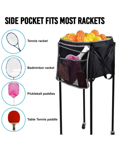 Recolector de Pelotas Portátil ELKCIP para Tenis y Pickleball
