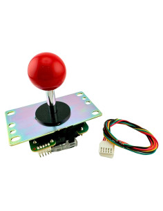 Joystick de Arcade SANWA JLF-TP-8YT Rojo - Alta Precisión