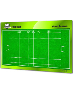 Tablero Táctico Rugby Etisport Doble Cara 30.5x20.5cm Personalizado 2