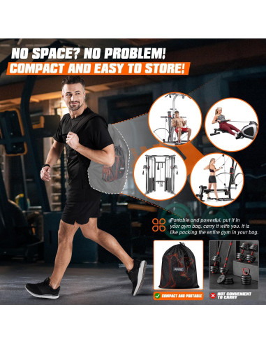 Bandas de Resistencia KUTIZE con Mangos y Ancla de Puerta