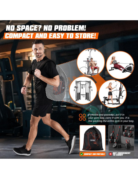 Bandas de Resistencia KUTIZE con Mangos y Ancla de Puerta