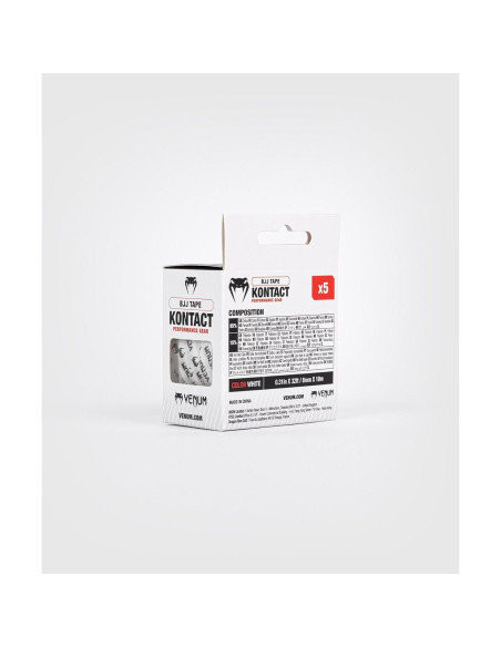 Cinta para Dedos Venum Kontact BJJ - Blanco y Negro - 0.09 kg